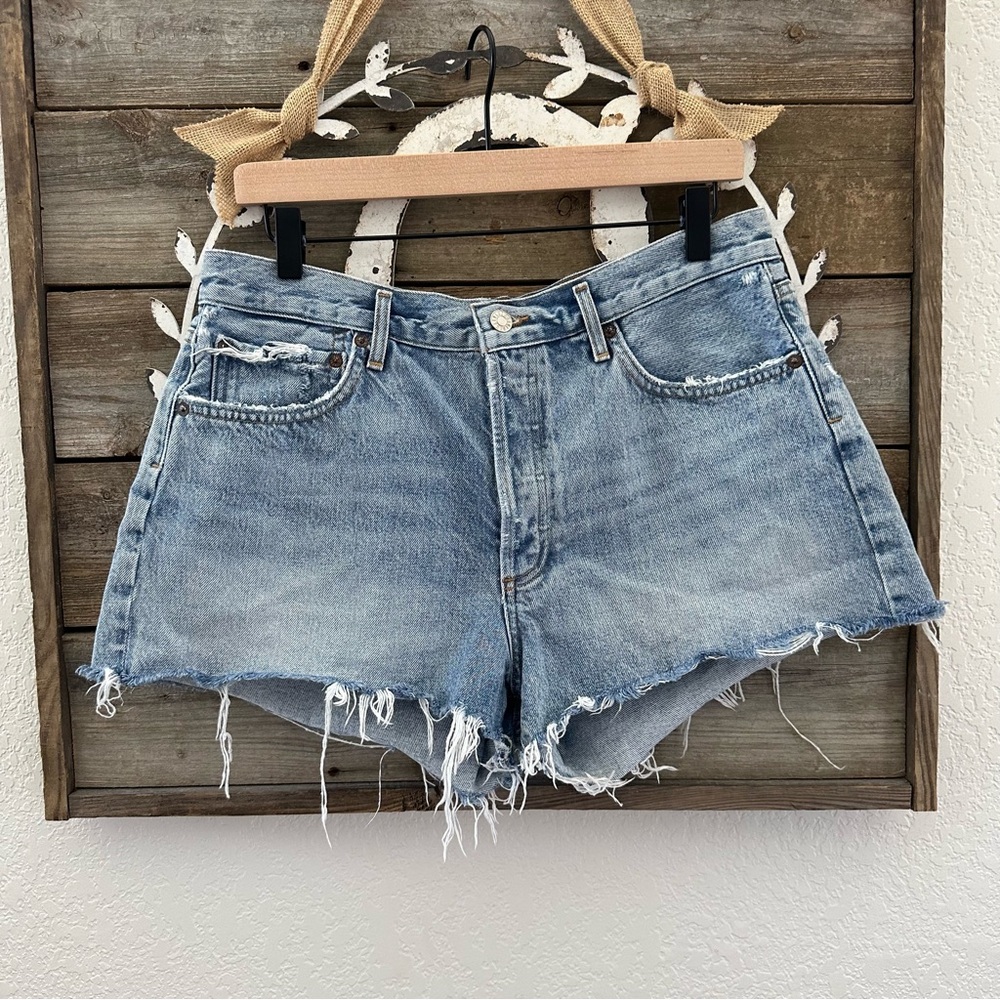 Agolde Parker Denim Cutoff Women Shorts Ladies size 31‎ Organic cotton